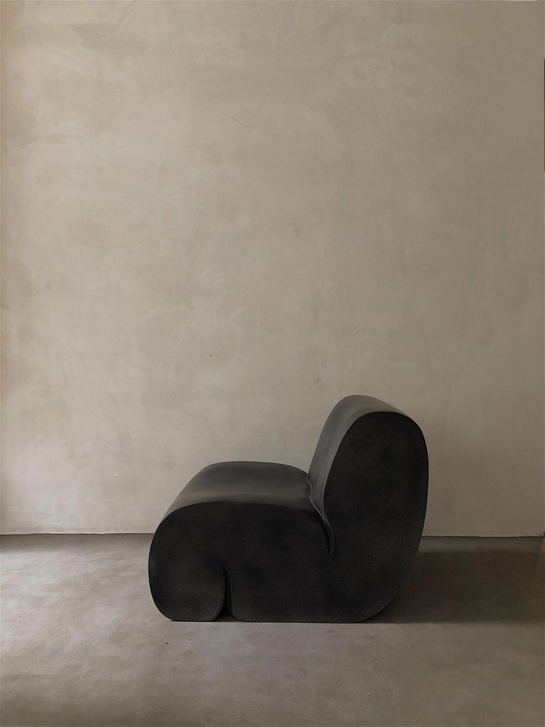 White Curl Up Lounge Chair by Karstudio at 1stDibs curl up chair, chair to curl up in, chair