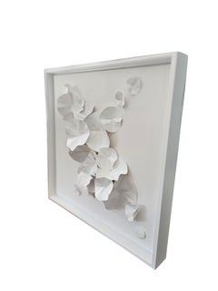 White Cut Paper Sculpture, France, Contemporary