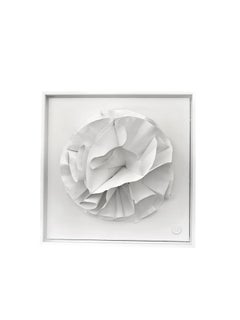 White Cut Paper Sculpture, France, Contemporary