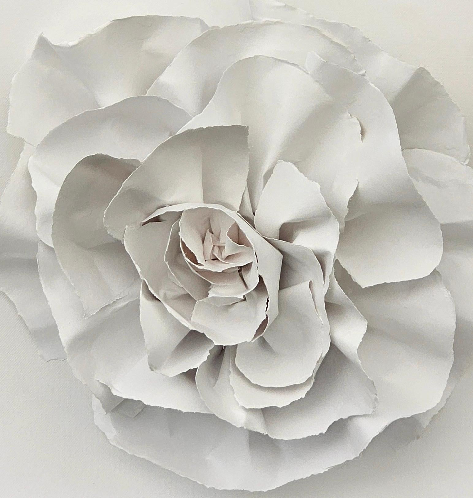 Escultura de papel cortado blanco, Francia, Contemporáneo Francés en venta
