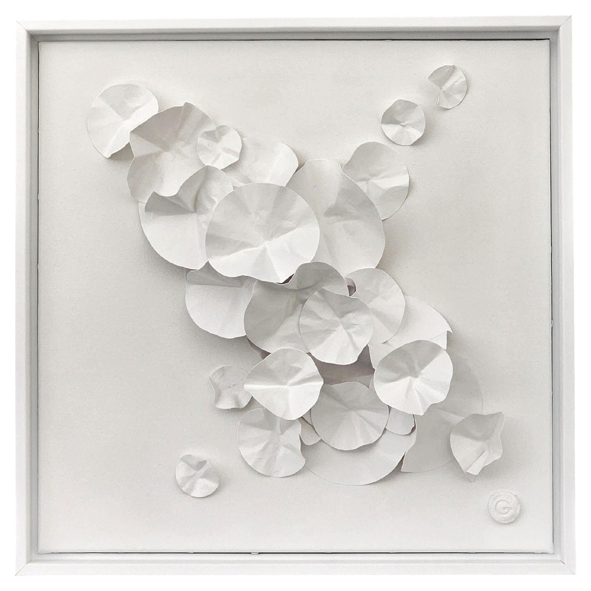 Escultura de papel cortado blanco, Francia, Contemporáneo en venta