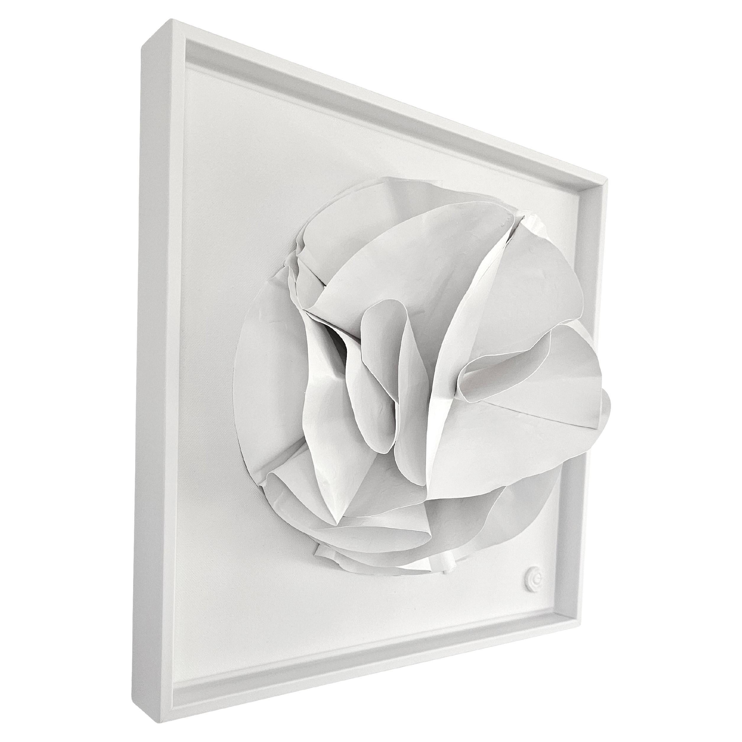 Escultura de papel cortado blanco, Francia, Contemporáneo