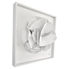 White Cut Paper Sculpture, France, Contemporary