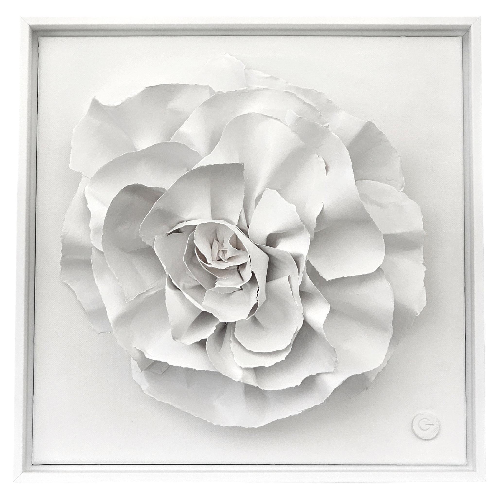 Escultura de papel cortado blanco, Francia, Contemporáneo