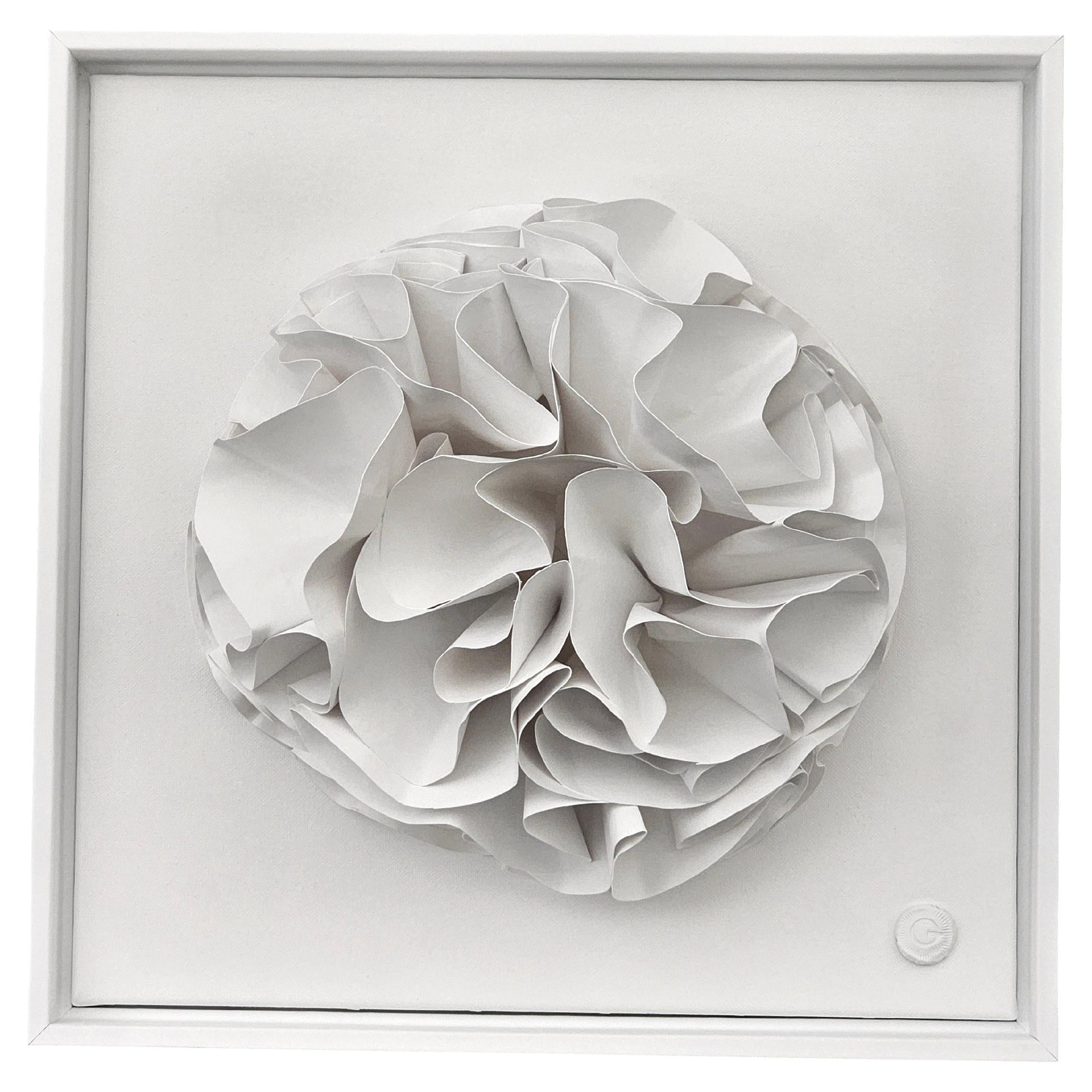 Escultura de papel cortado blanco, Francia, Contemporáneo