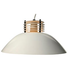 White Danish 'Lanterna Danica' Pendant Lamp by Jørgen Buchwald, 1970s