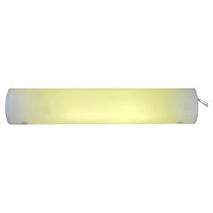 White Danish Minimalist Long Bathroom Wall Sconce by Friis & Moltke for Lampas