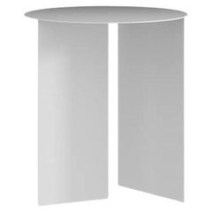 White Deconstructed Side Table 