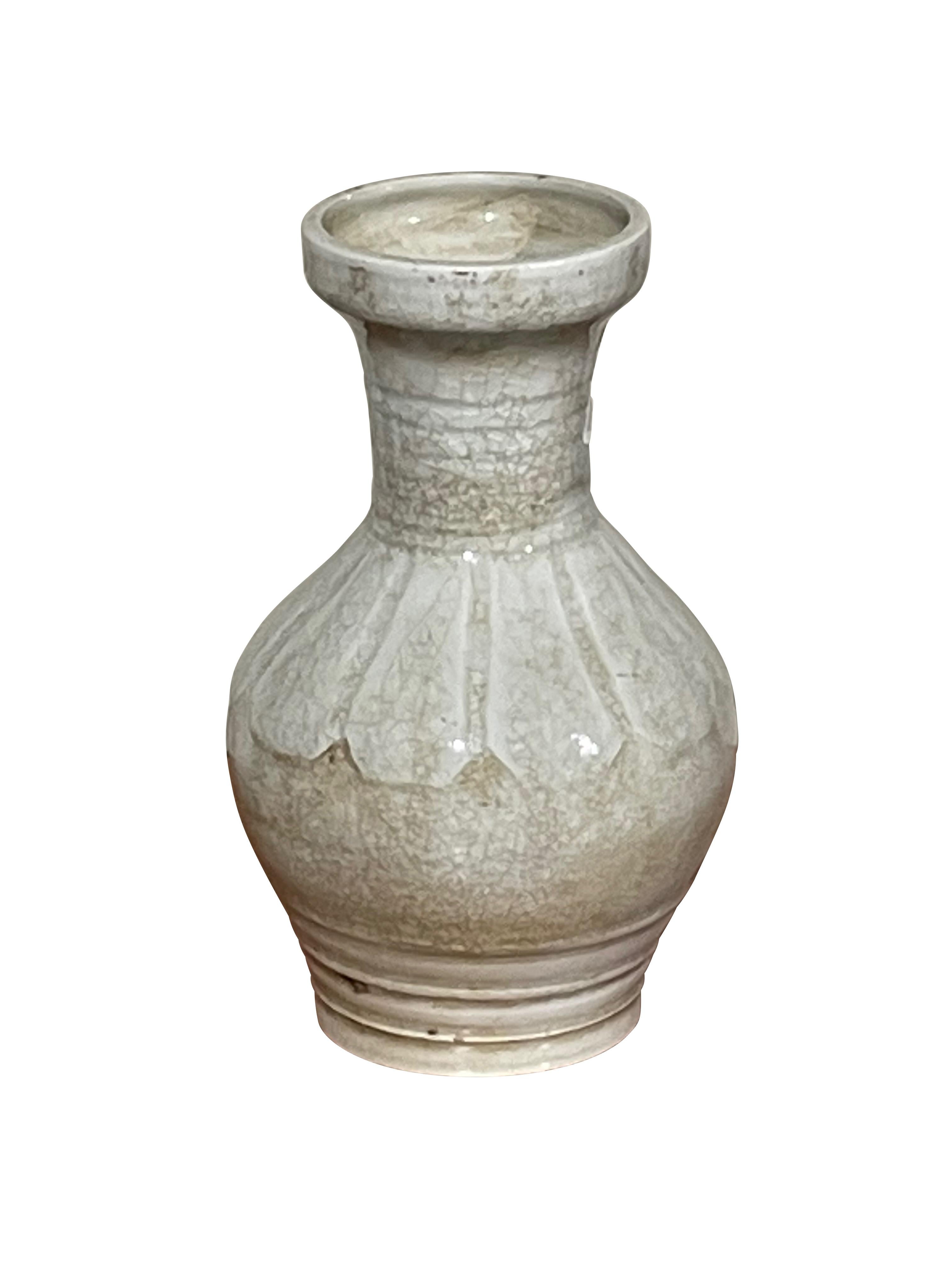 Contemporary Chinese decorative patterned white vase.
From a collection of three sold individually.
ARRIVING MARCH