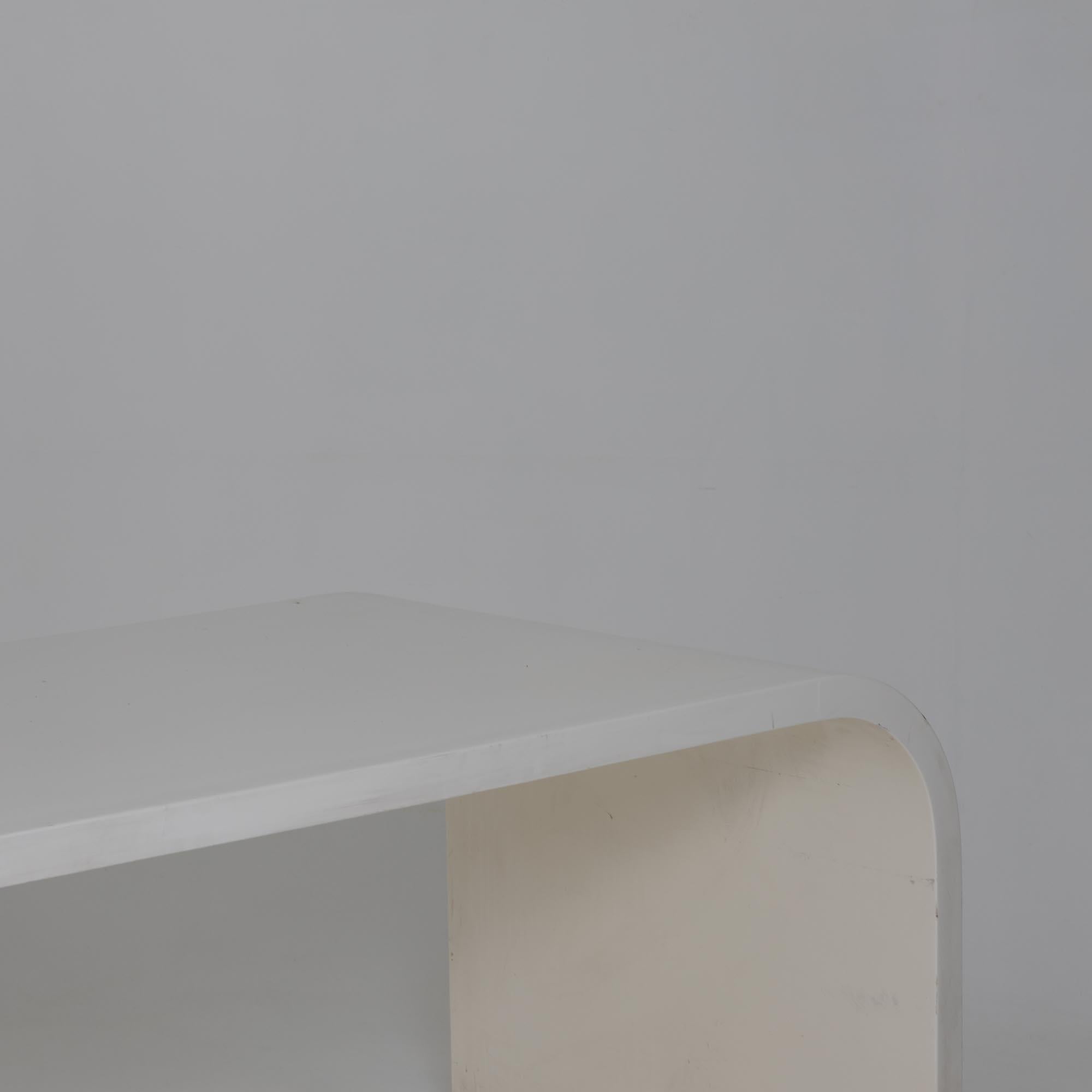 White Desk, Attributed Howard Dilday, 20th Century 2