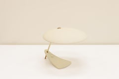 White UFO Desk Lamp, Italy, 1950s