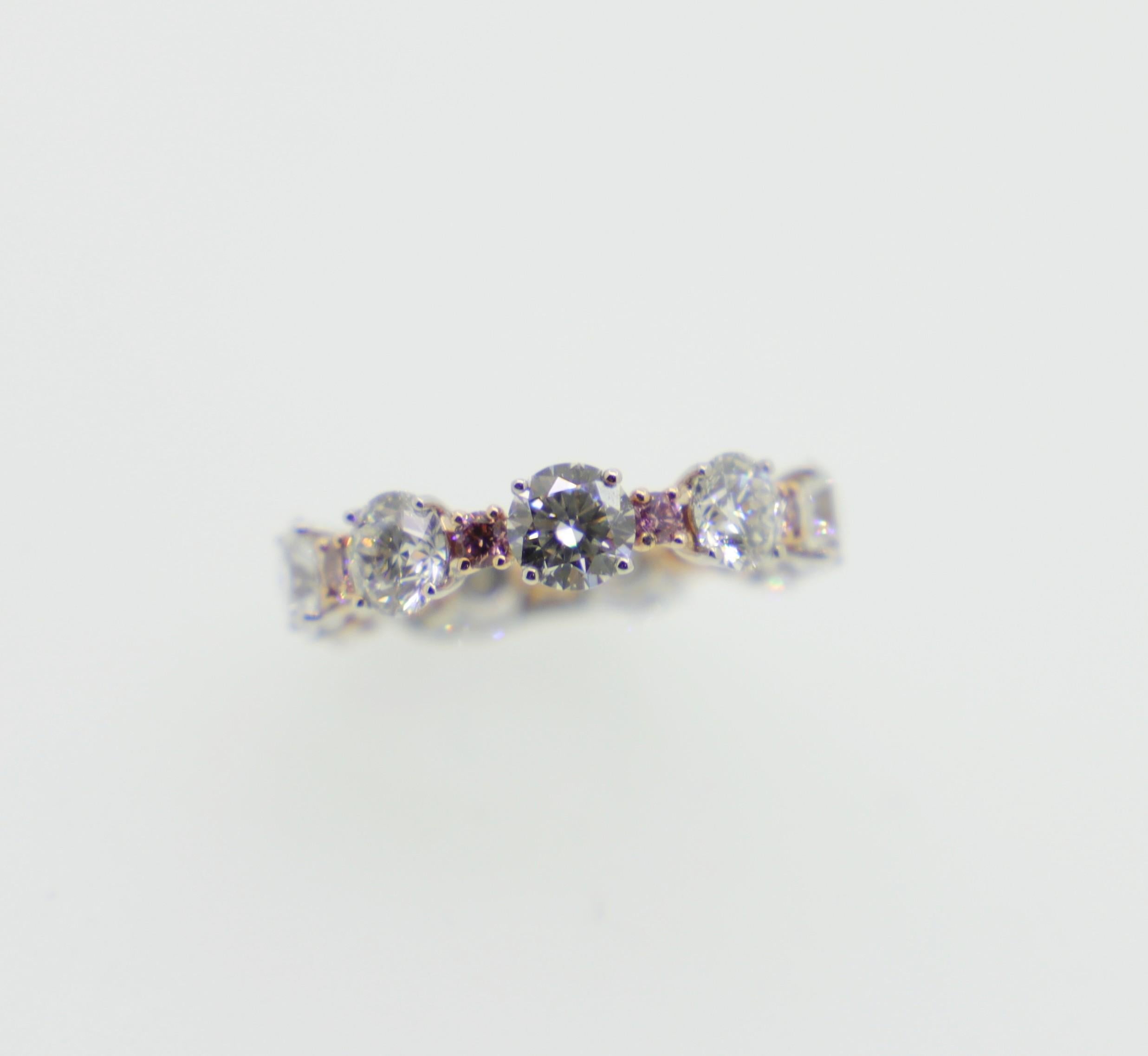 pink argyle diamond ring