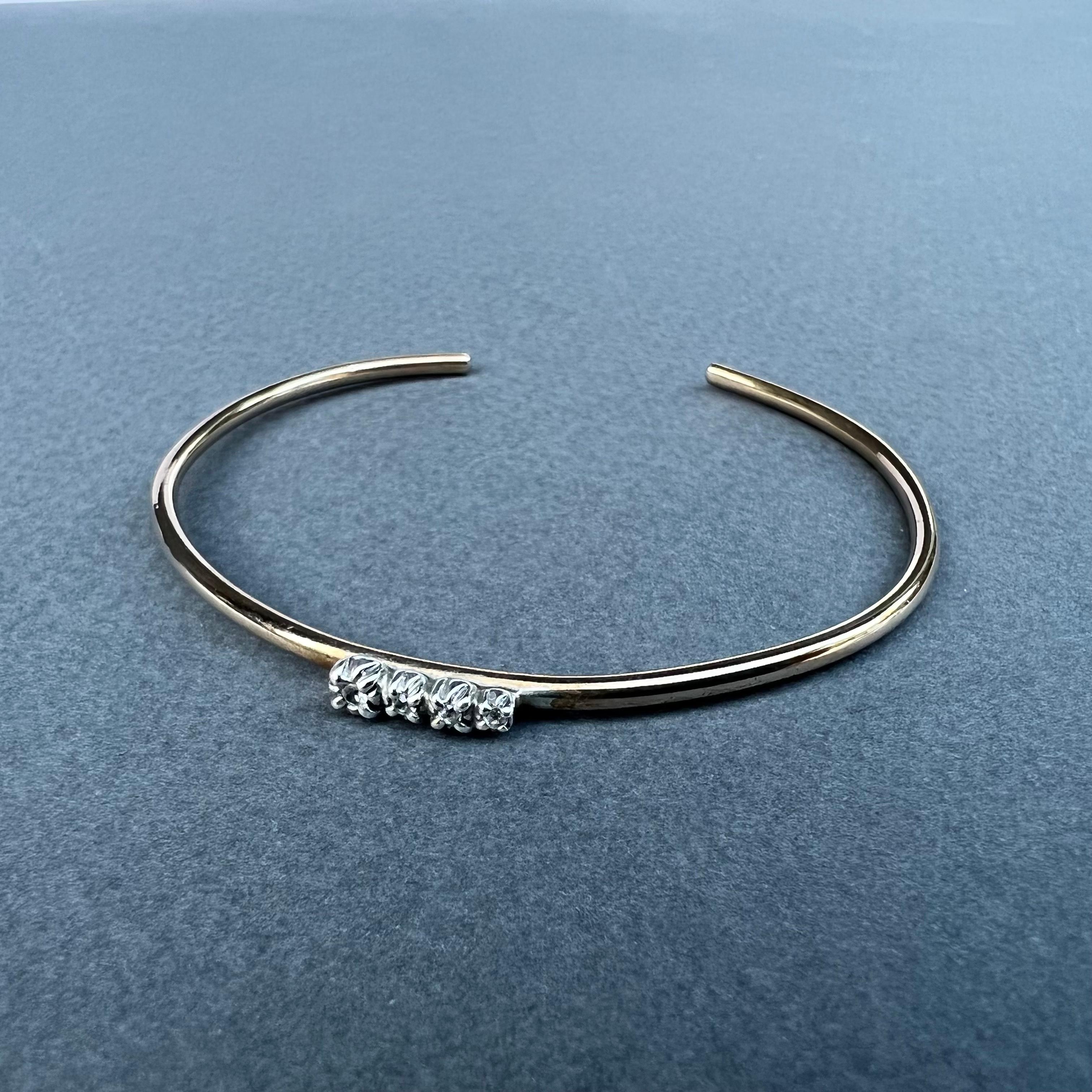 Bracelet en diamant Bracelet en diamant serti à l'ancienne Prongs Argent J Dauphin

J DAUPHIN 
