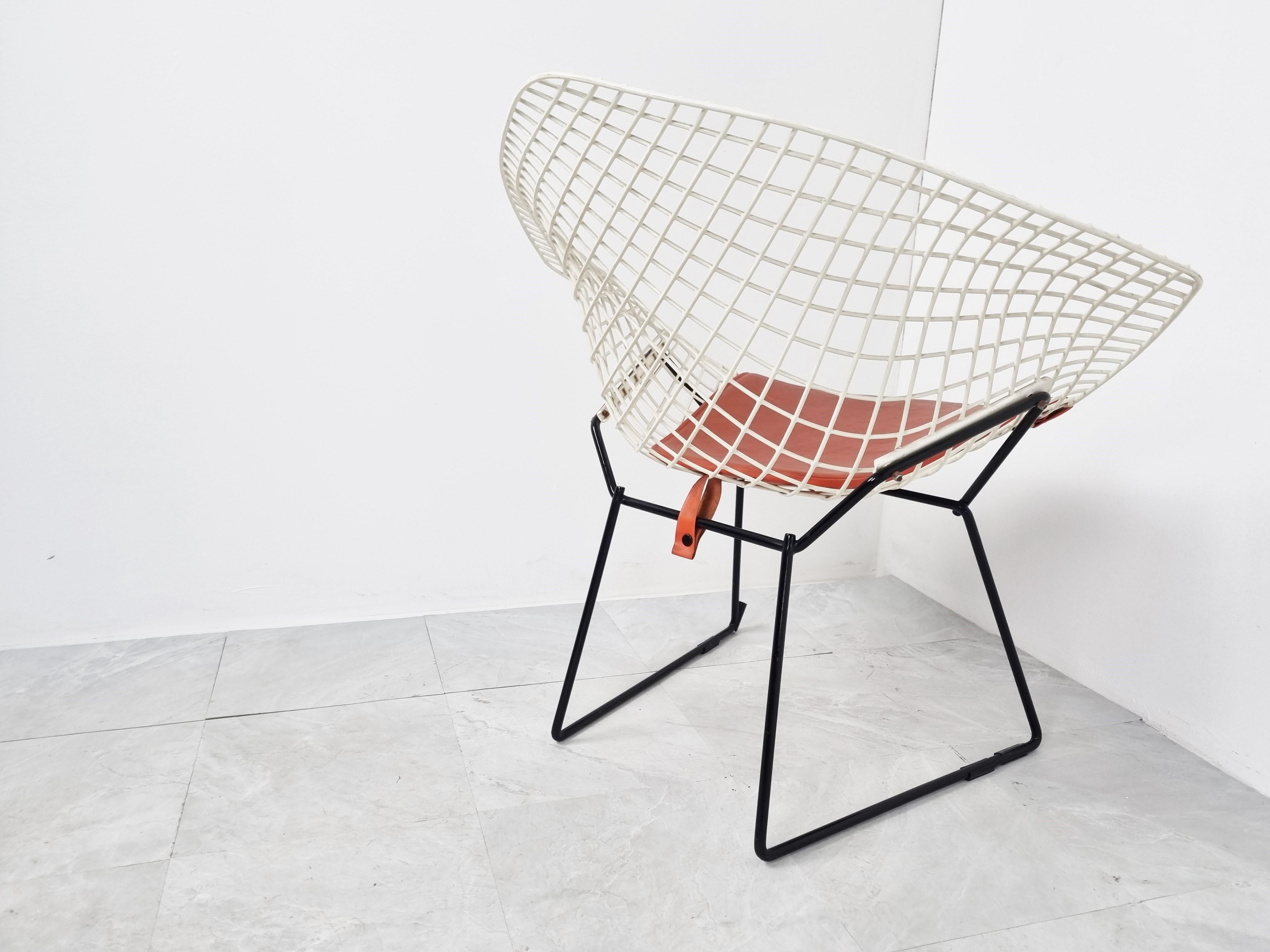 White Diamond Chair by Harry Bertoia for Knoll, 1960s 1
