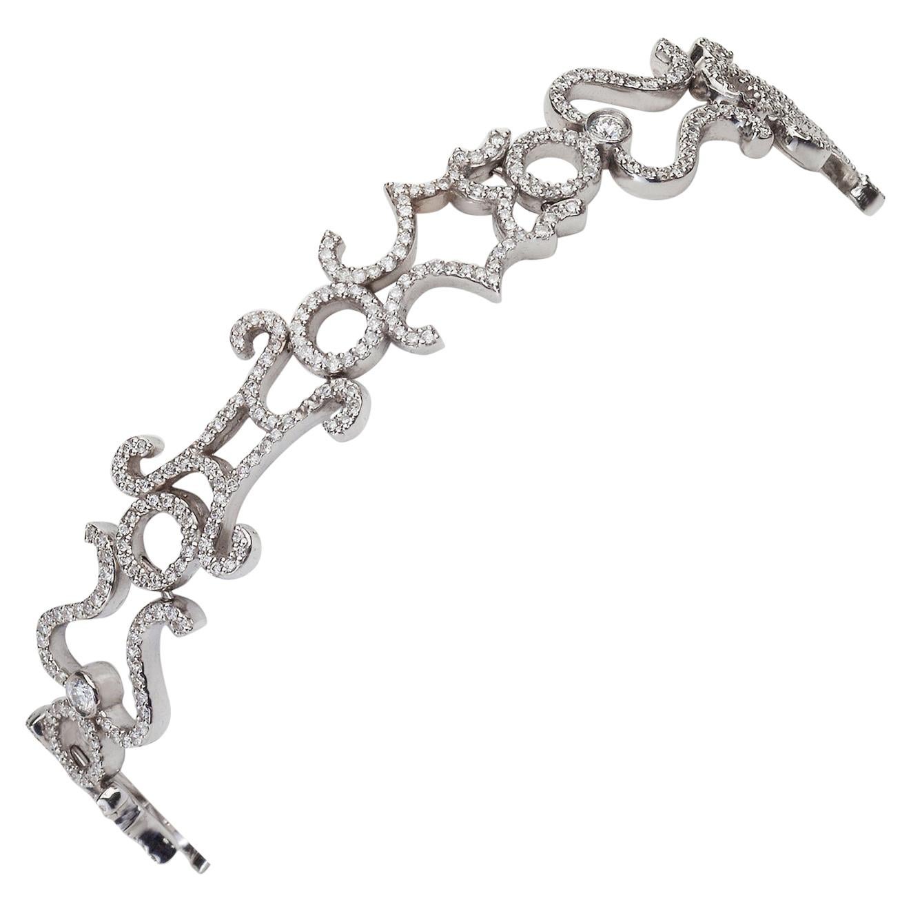 White Diamond Lucy Bracelet For Sale