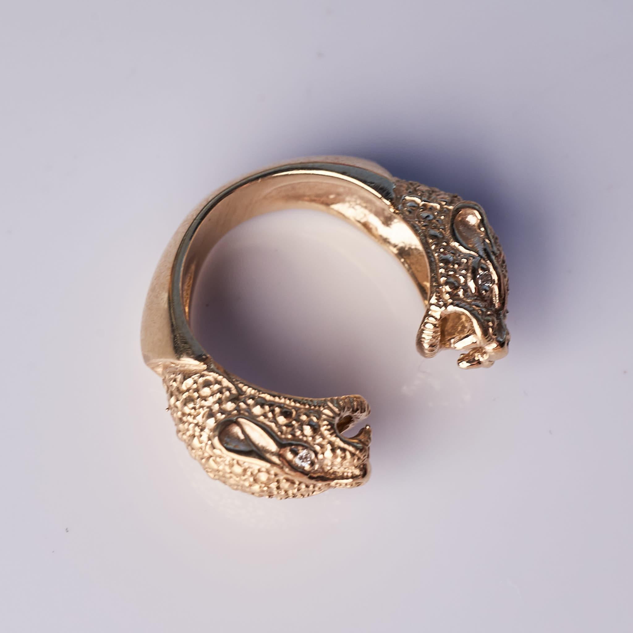 Bague panthère Jaguar Animal Jewelry J Dauphin Neuf - En vente à Los Angeles, CA