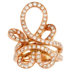 Anello con diamante bianco