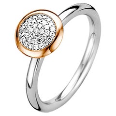 White Diamond Ring in 18ct gold by BIGLI