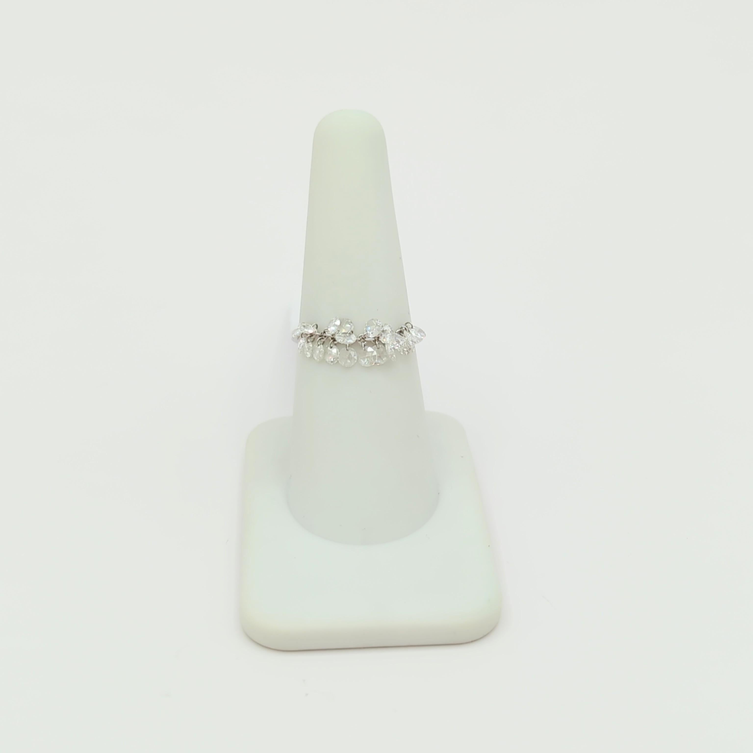 White Diamond Rose Cut 