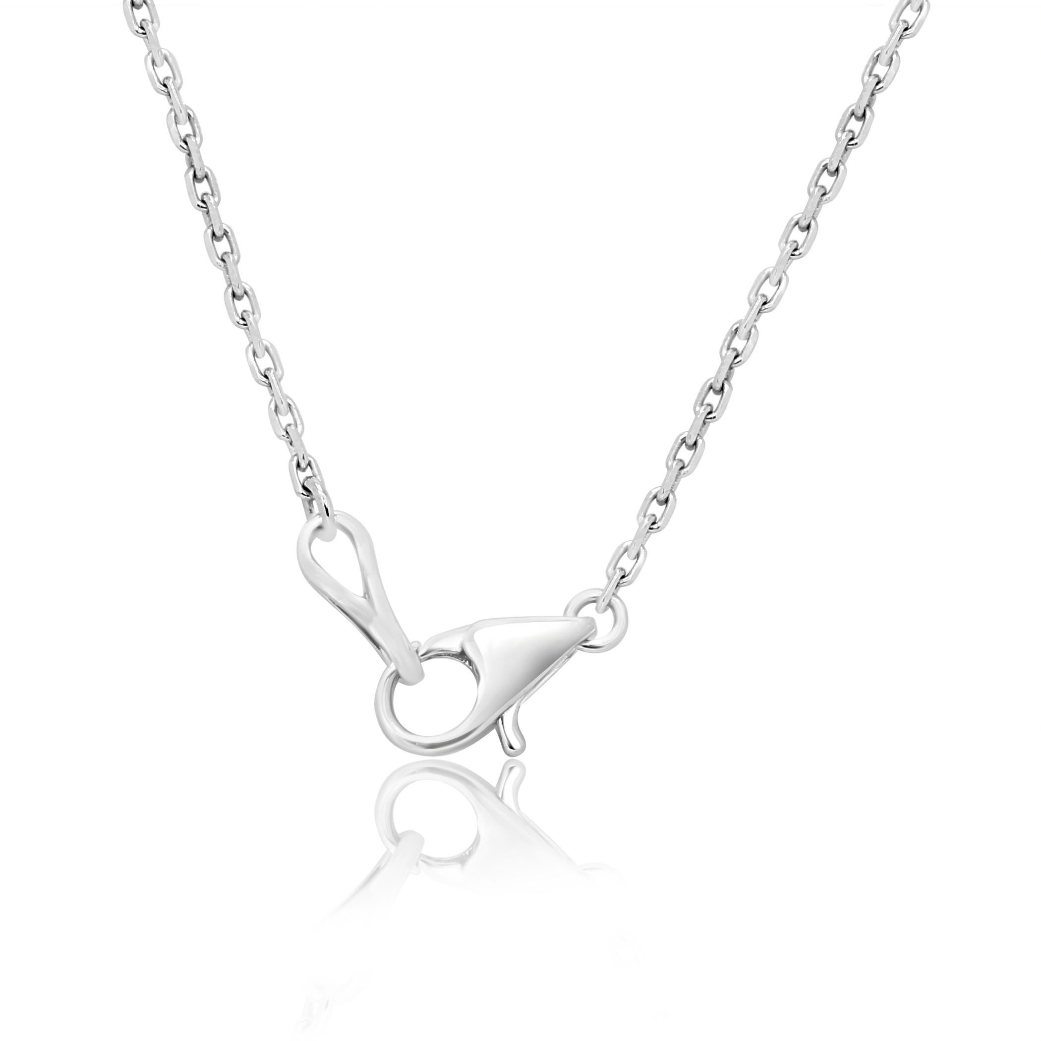 Round Cut White Diamond Round Halo Three-Stone Gold Chain Pendant Fashion Necklace