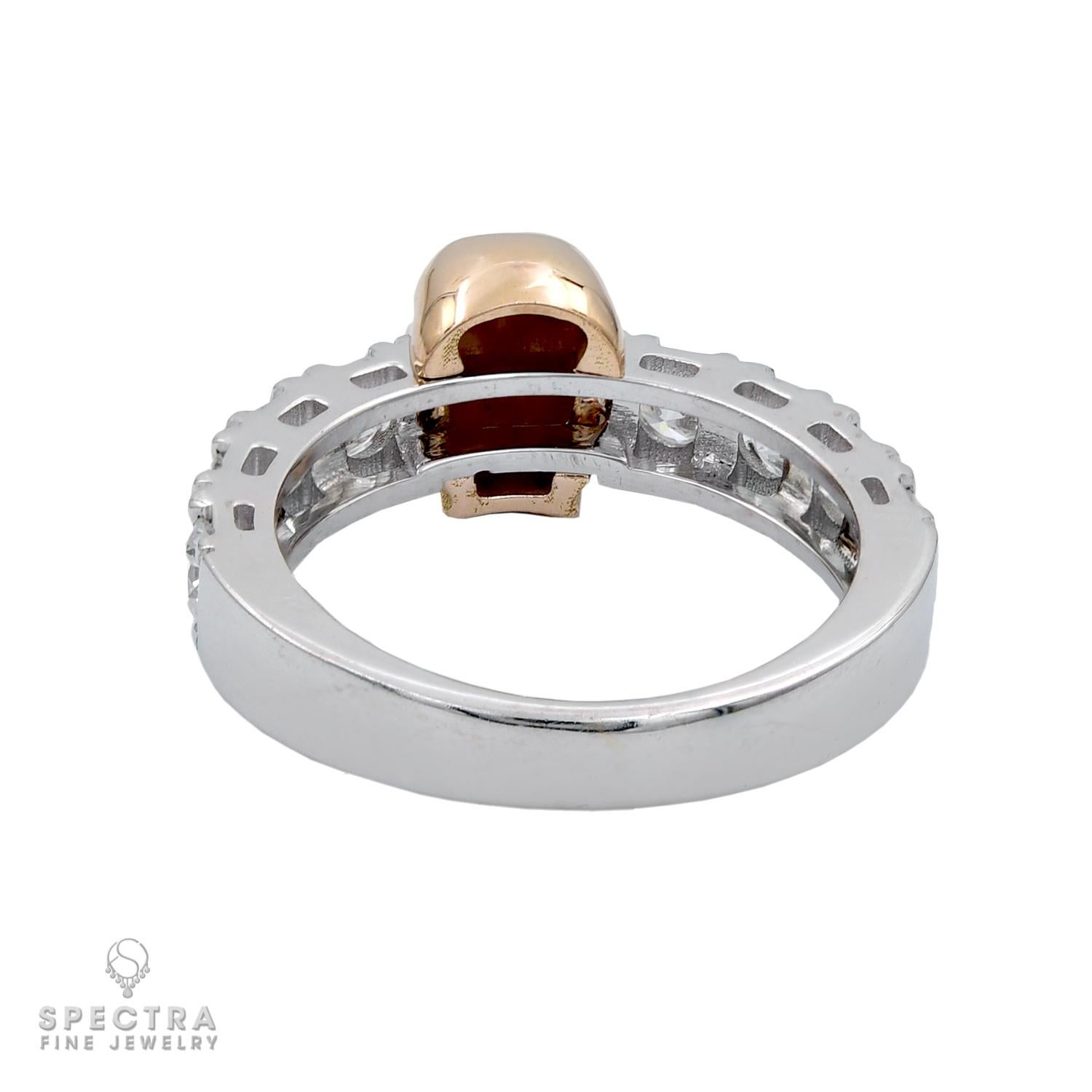 Contemporary White Diamond Skull Ring in 18k Gold For Sale
