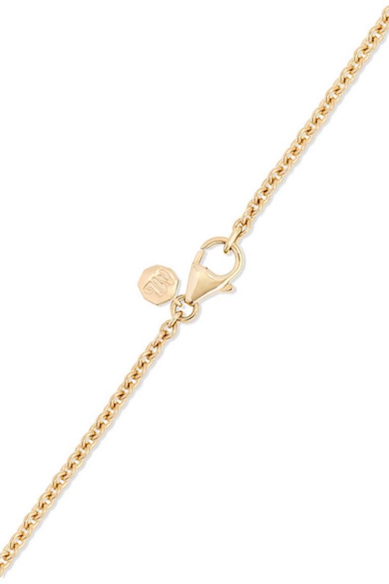 14k gold evil eye pendant