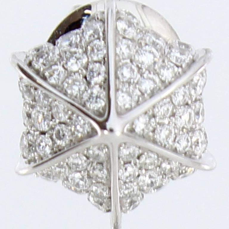 Contemporary Autore White Diamond White South Sea Pearl Drop Earrings For Sale