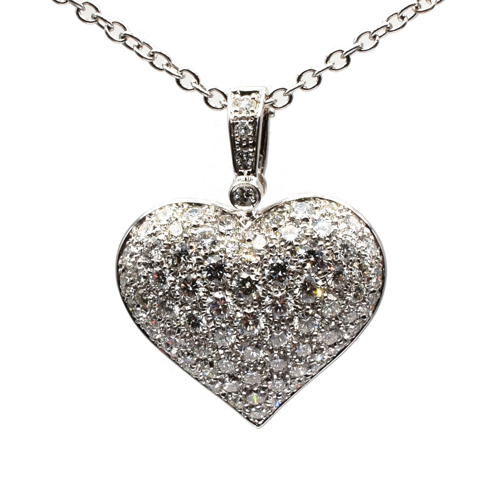 italian gold heart necklace