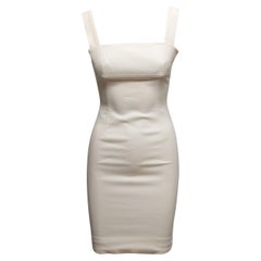 White Dolce & Gabbana Sleeveless Mini Dress Size IT 40