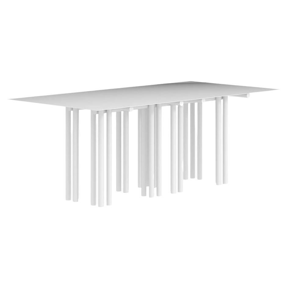 White Dolmen Dining Table For Sale