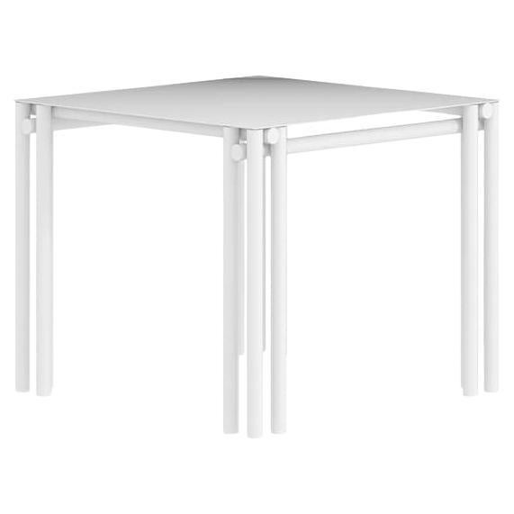 White Dolmen Square Dining Table For Sale