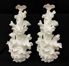 White Dolphin Wall Appliqués, A Pair