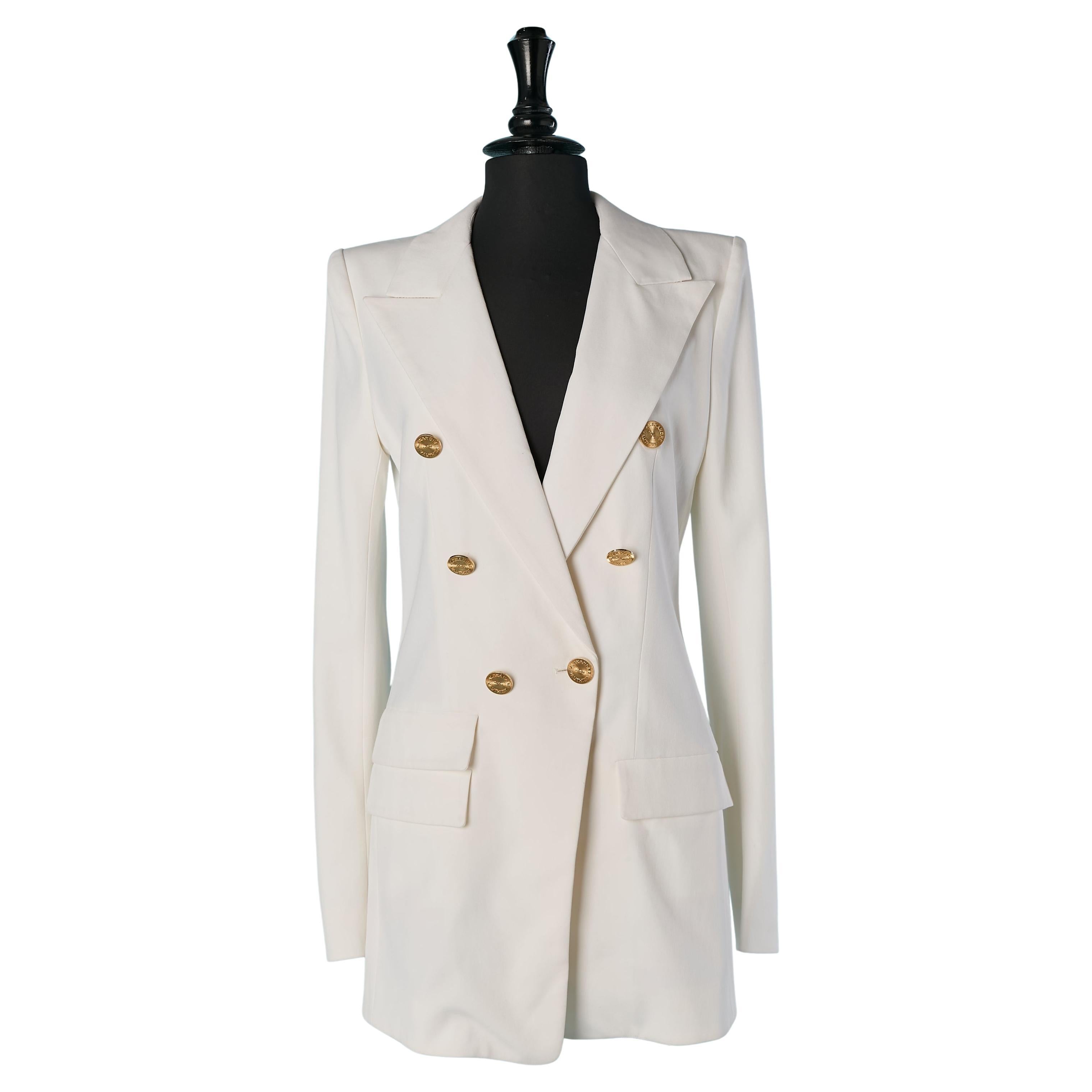 White double breasted long blazer ALEXANDRE VAUTHIER