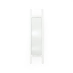 White Drab Sculptural Wall Mirror by Zieta