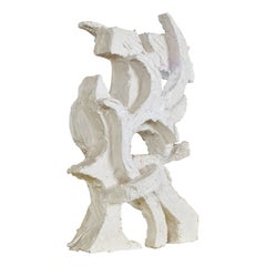 Lampe dragon blanc avec œil bleu fabriquée par Hugo Beheregaray