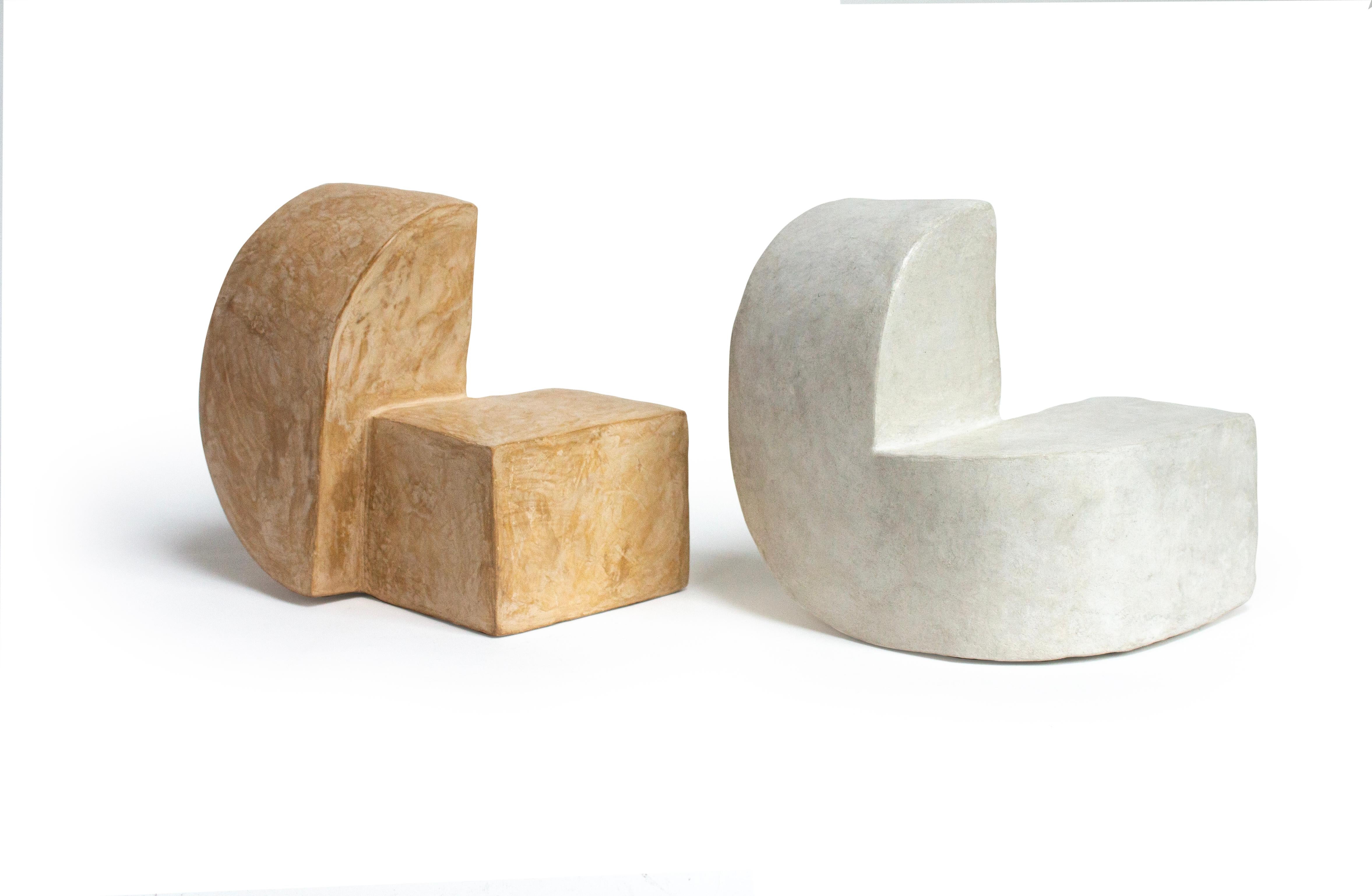 Postmoderno Scultura artigianale White Duo II di Rachael Heritage in vendita