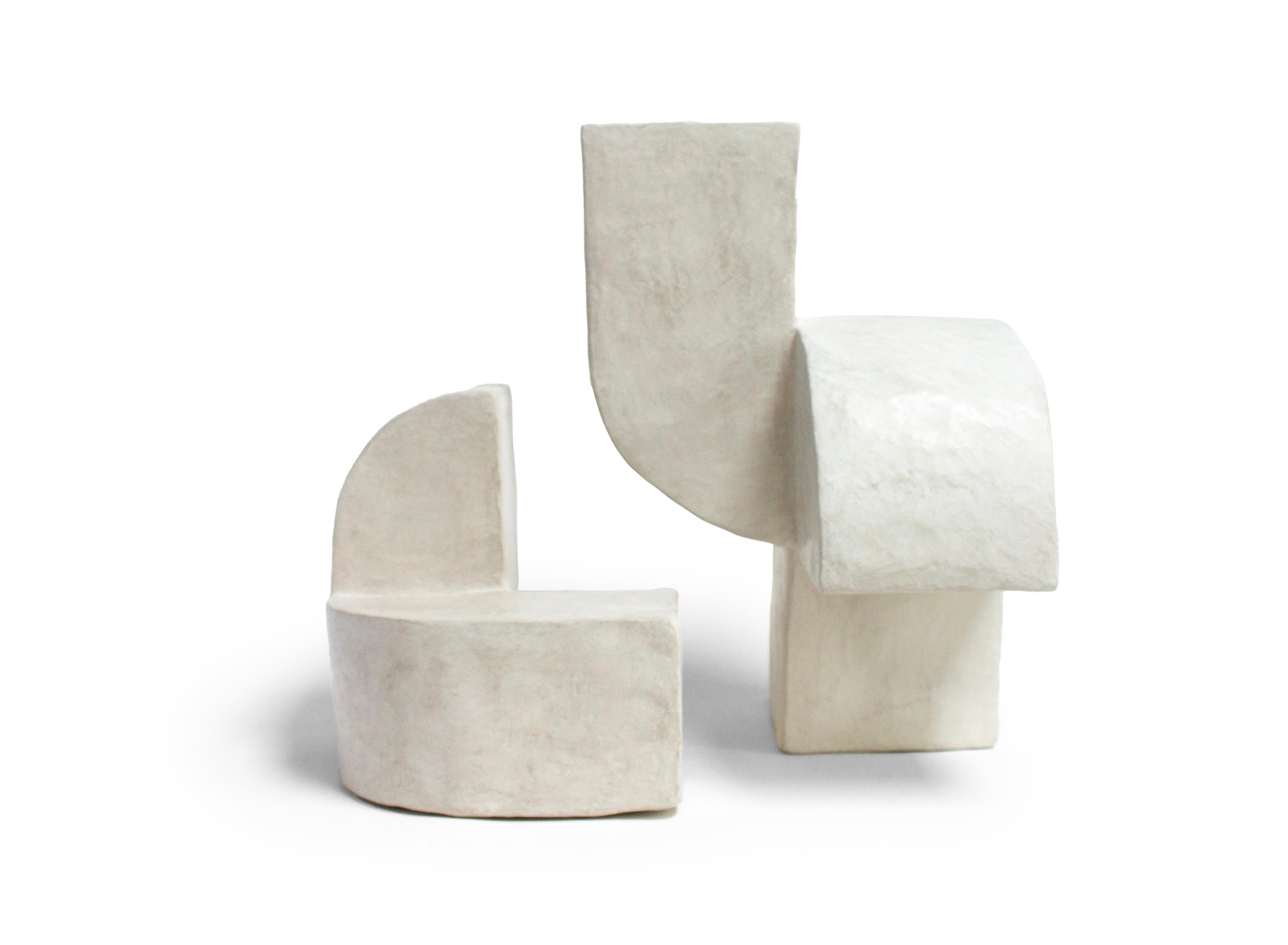 Scultura artigianale White Duo II di Rachael Heritage In condizioni Nuovo in vendita a Geneve, CH