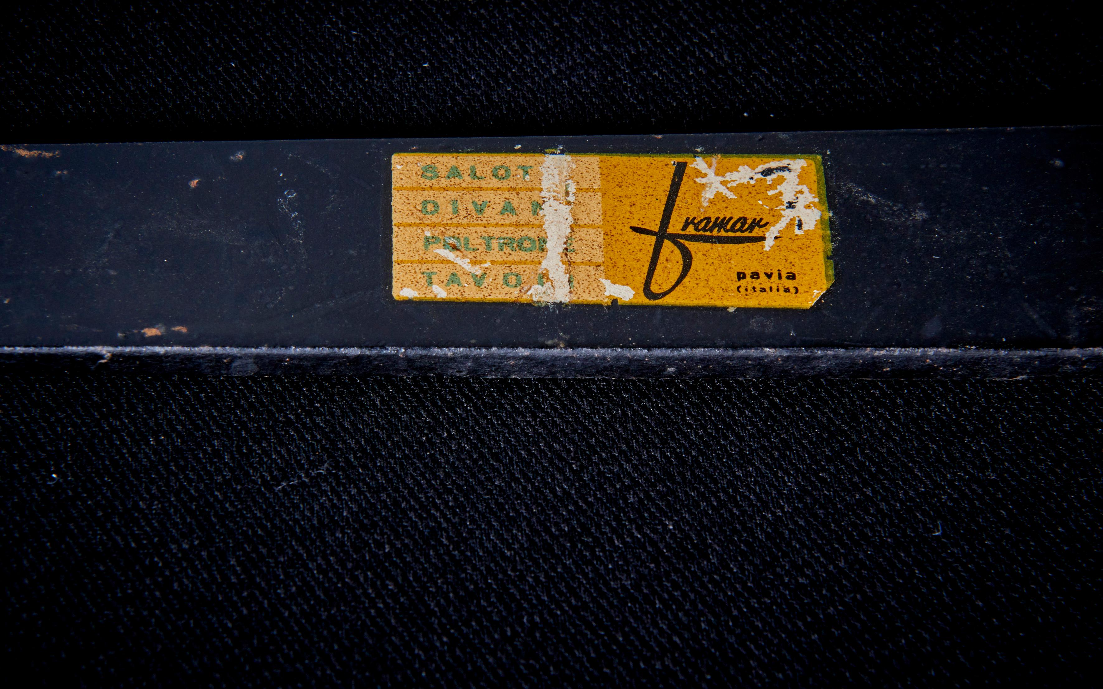 Fauteuil blanc de Franchioni Mario pour Frama, Italie, années 1950 en vente 1