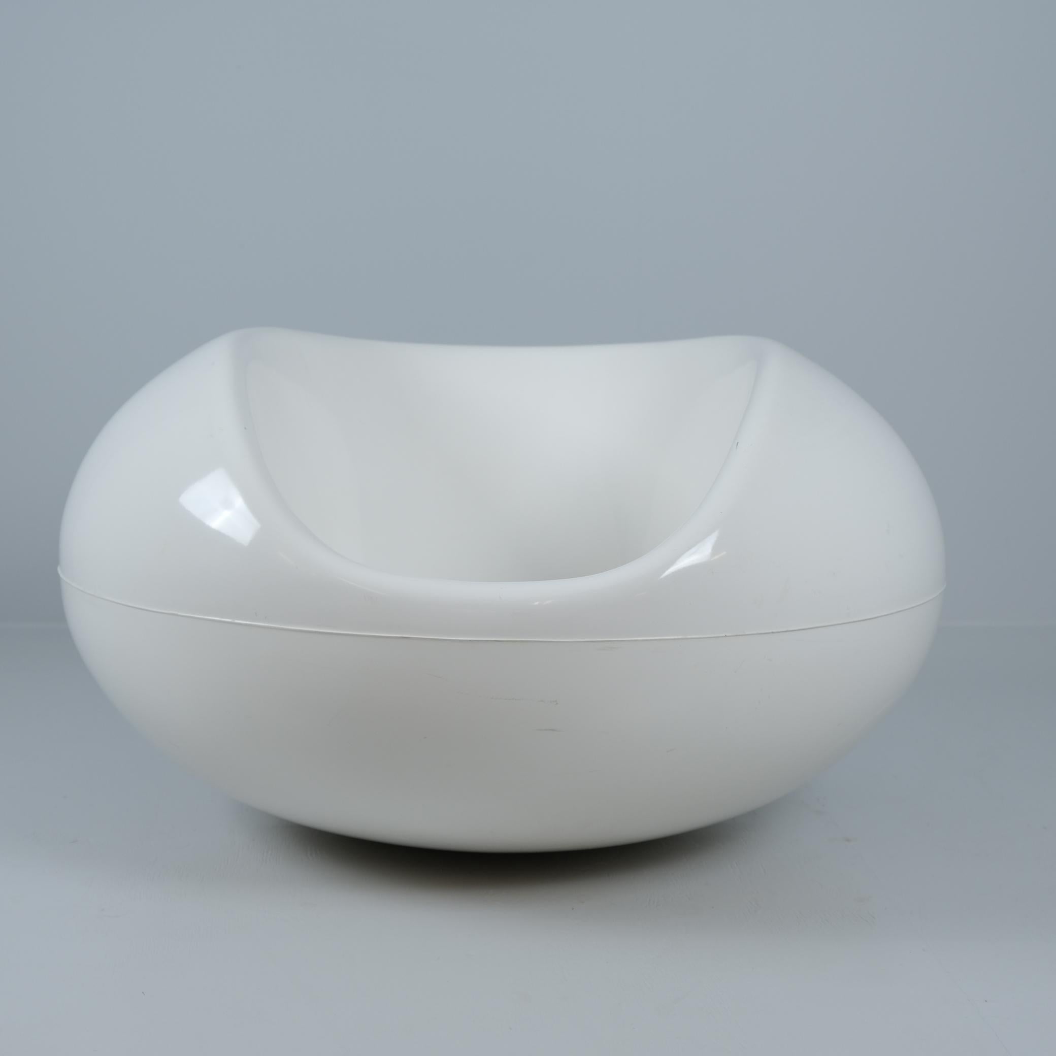 Weißer Eero Aarnio Iconic Pastilli 'Pastille' Stuhl, Fibreglass Asko, 1980er Jahre (Moderne der Mitte des Jahrhunderts) im Angebot