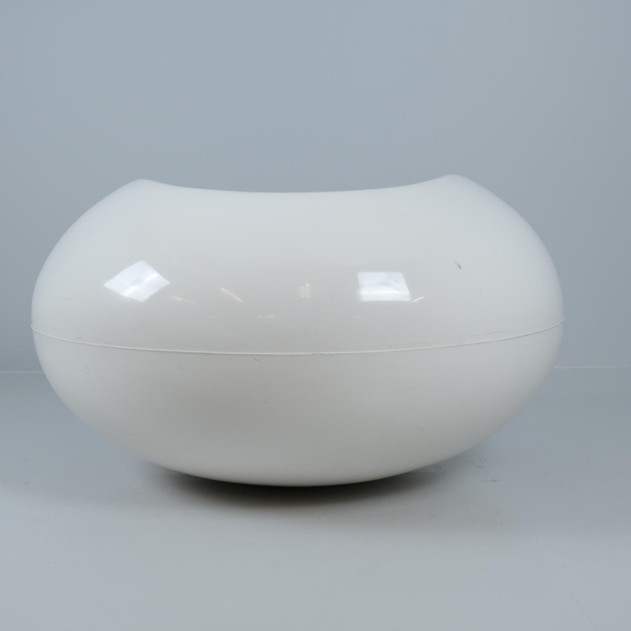 Weißer Eero Aarnio Iconic Pastilli 'Pastille' Stuhl, Fibreglass Asko, 1980er Jahre (Ende des 20. Jahrhunderts) im Angebot