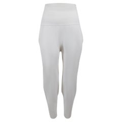 White Elasticated Pants Size S