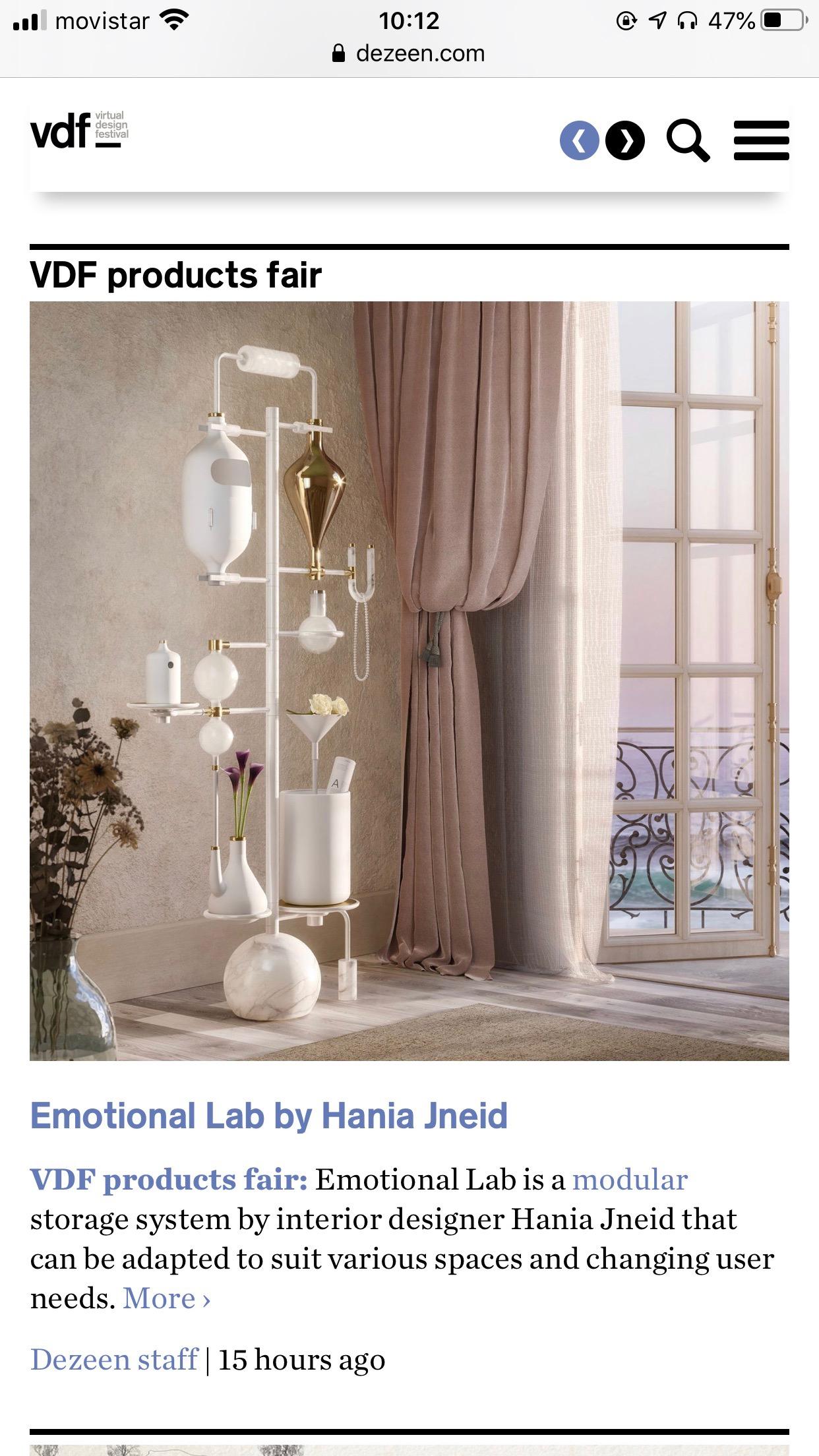 Weiße Emotional Lab-Skulptur-Leuchte in Weiß von Hania Jneid im Angebot 9