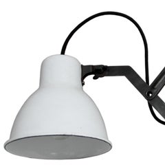 White Enamel Vintage Industrial Wall Scissor Lights