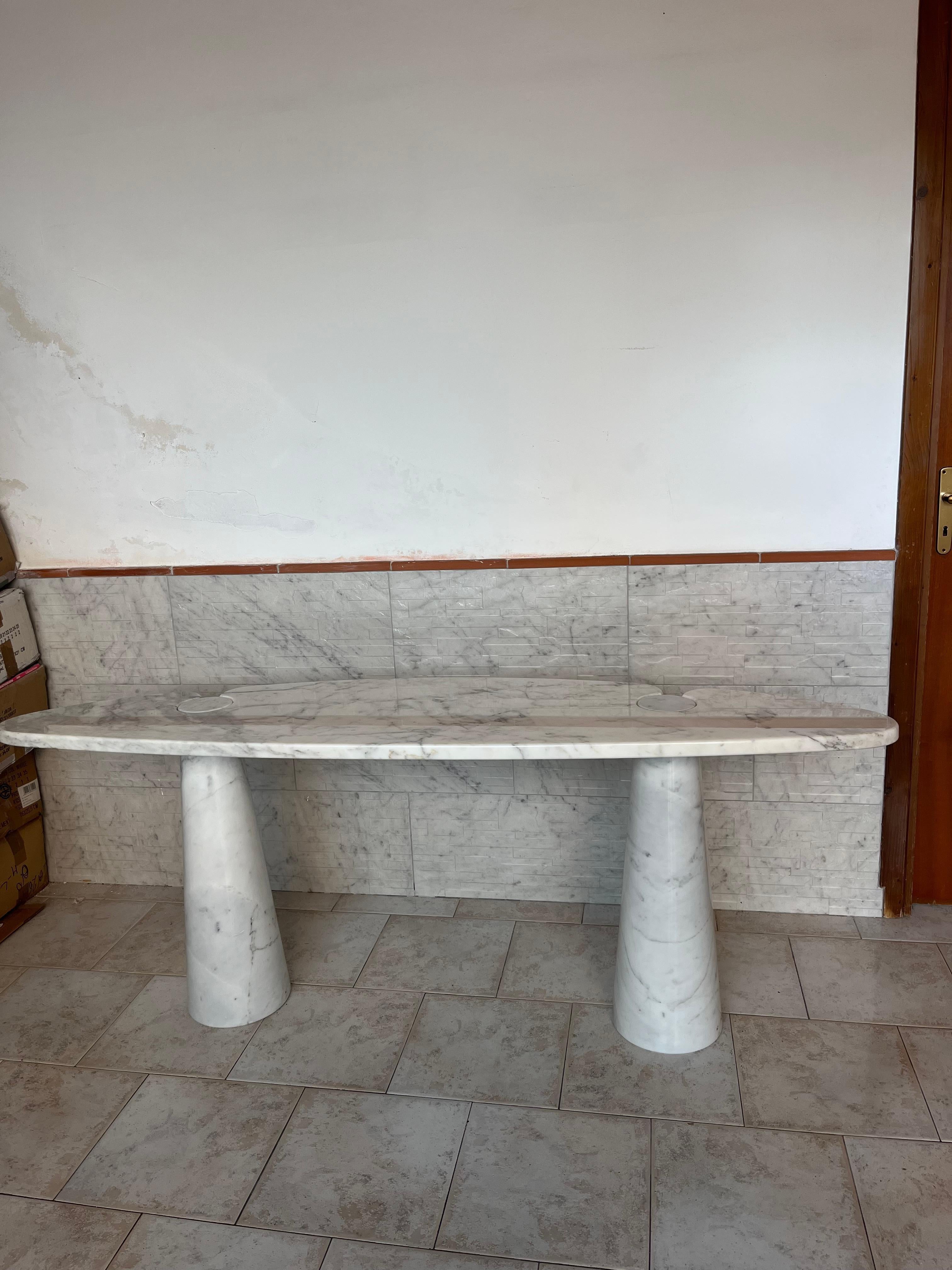 White Eros Console by Angelo Mangiarotti for Skipper, 1971 In Good Condition For Sale In Palermo, IT