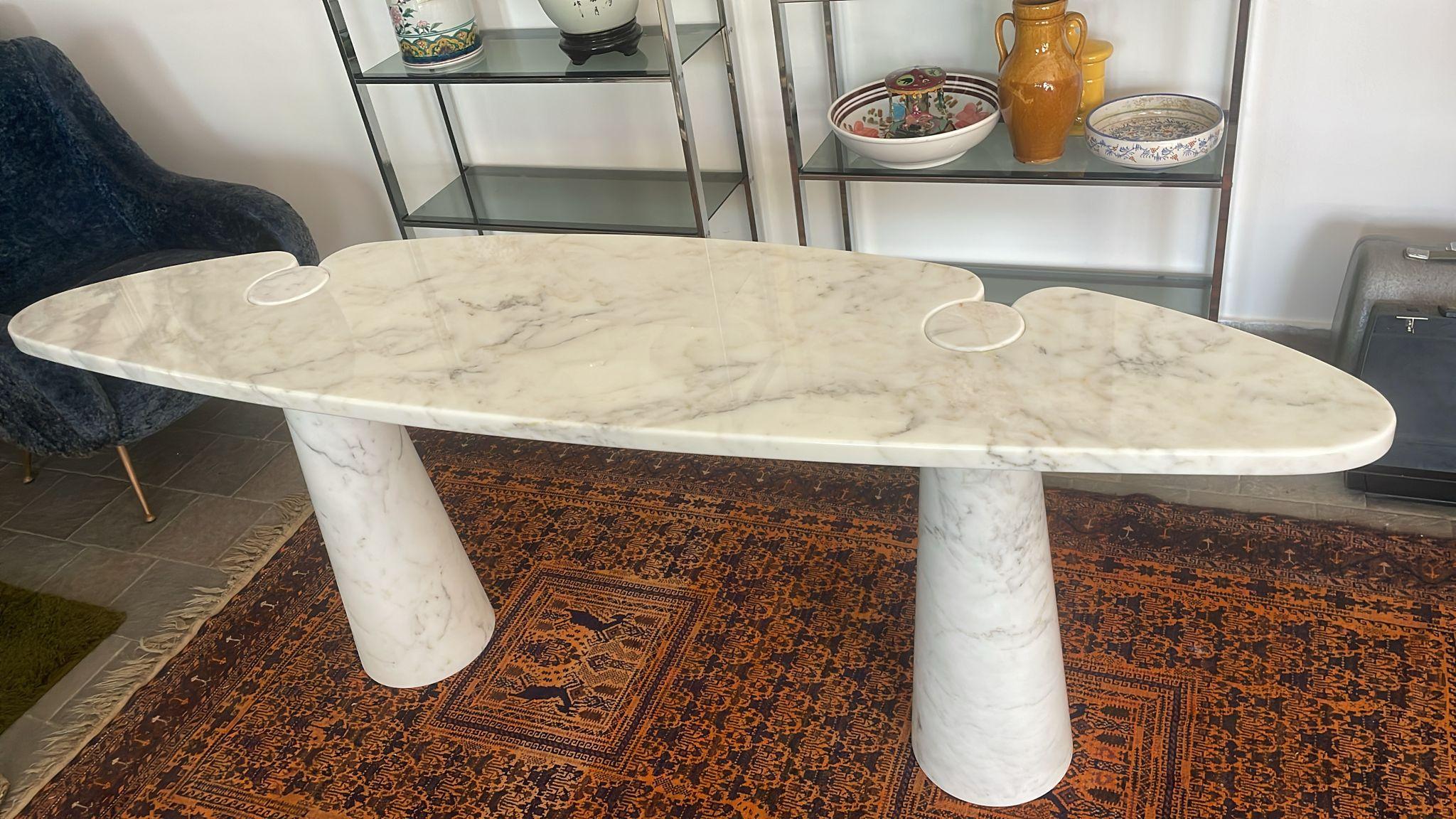 White Eros Console by Angelo Mangiarotti for Skipper, 1971 In Good Condition For Sale In Palermo, IT