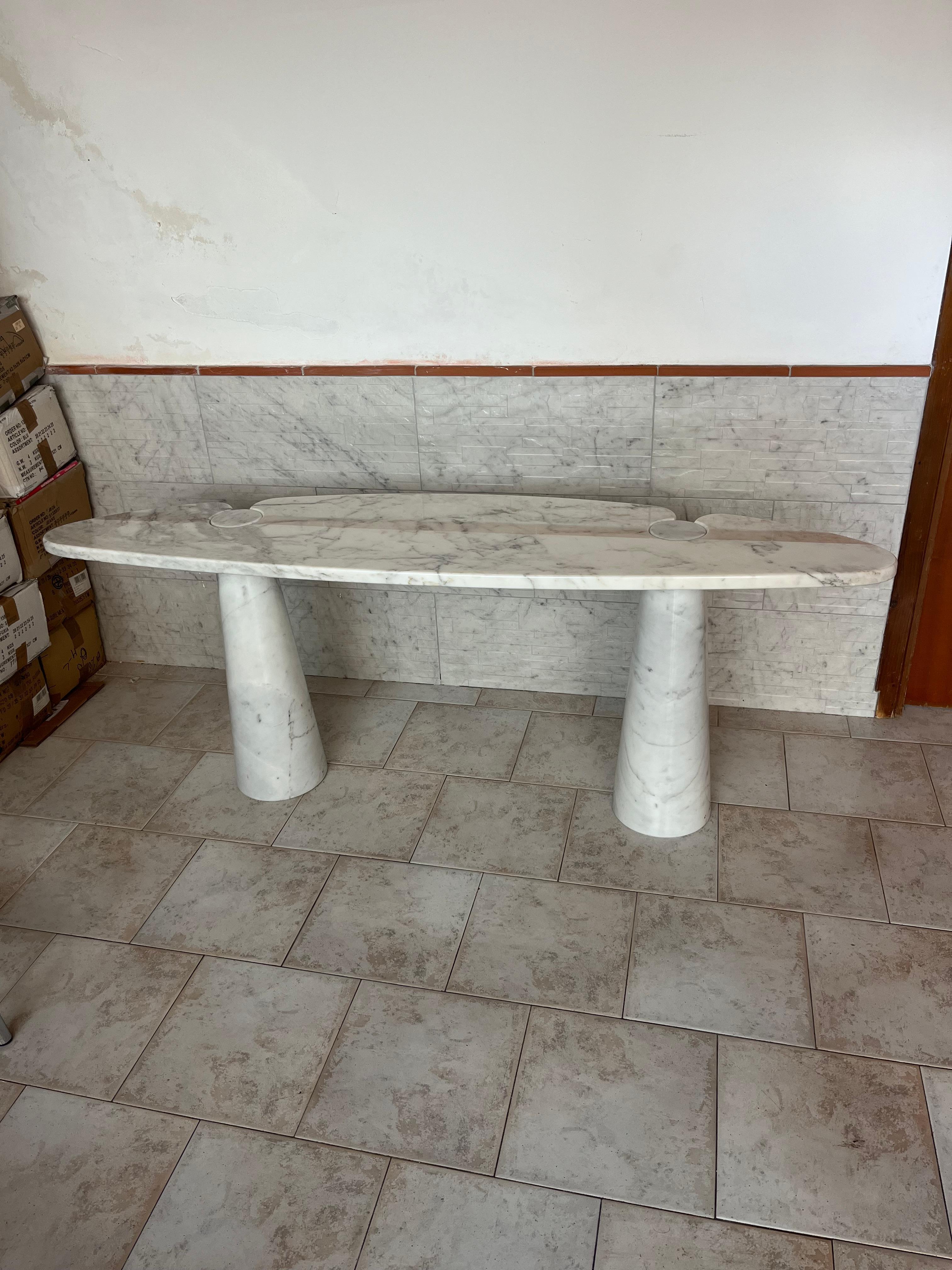 Late 20th Century White Eros Console by Angelo Mangiarotti for Skipper, 1971 For Sale