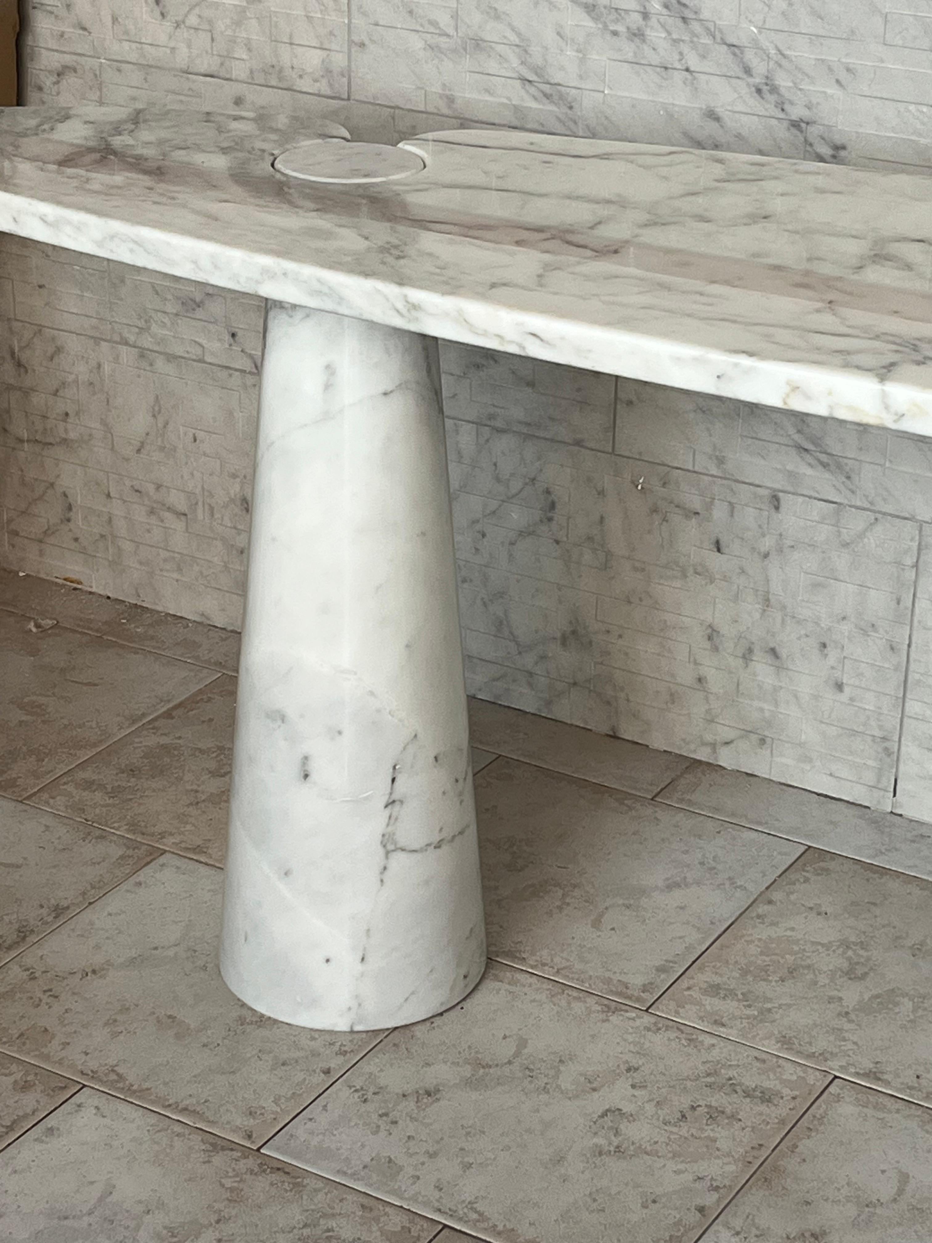 White Eros Console by Angelo Mangiarotti for Skipper, 1971 For Sale 1