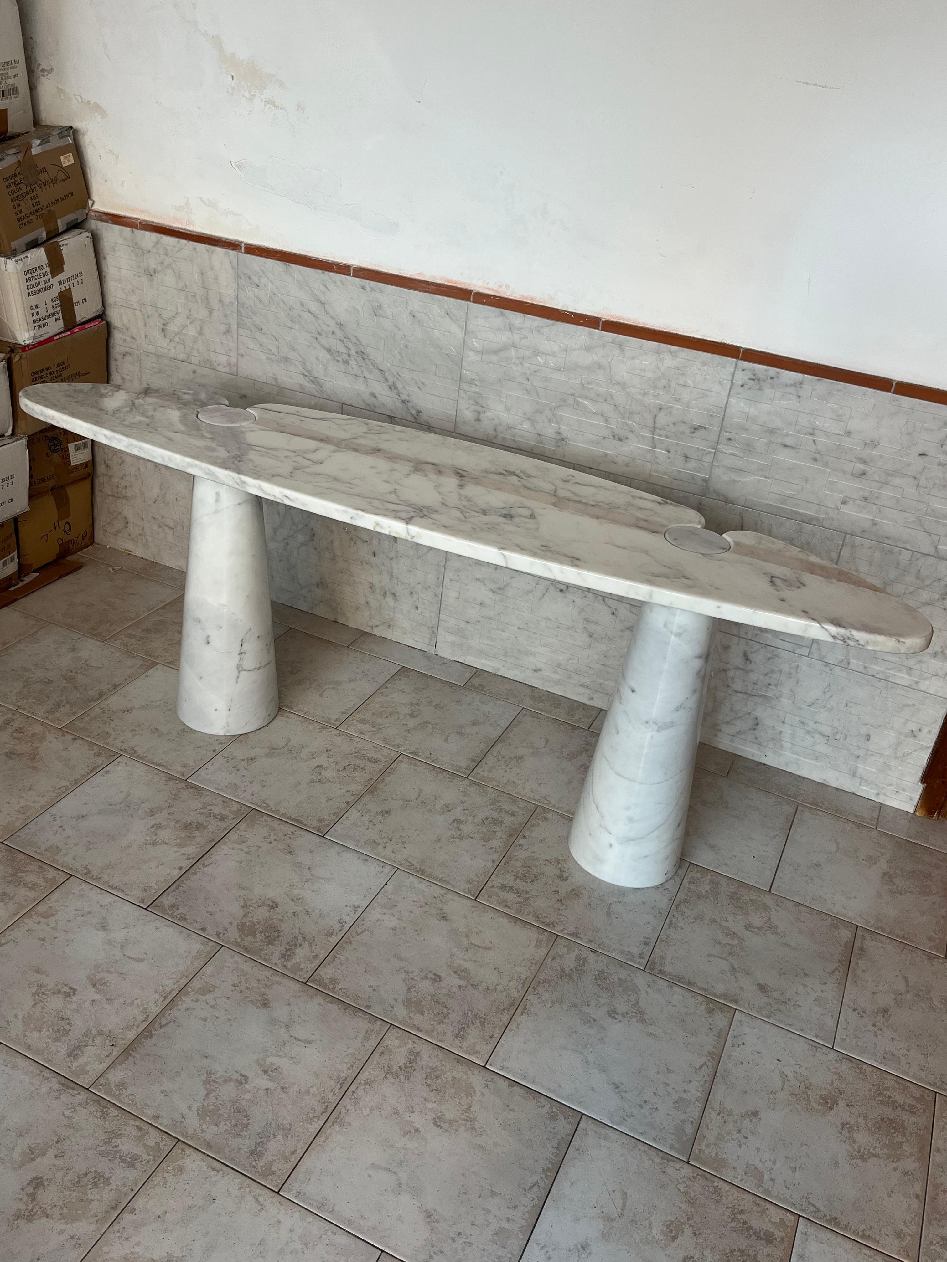 White Eros Console by Angelo Mangiarotti for Skipper, 1971 For Sale 2