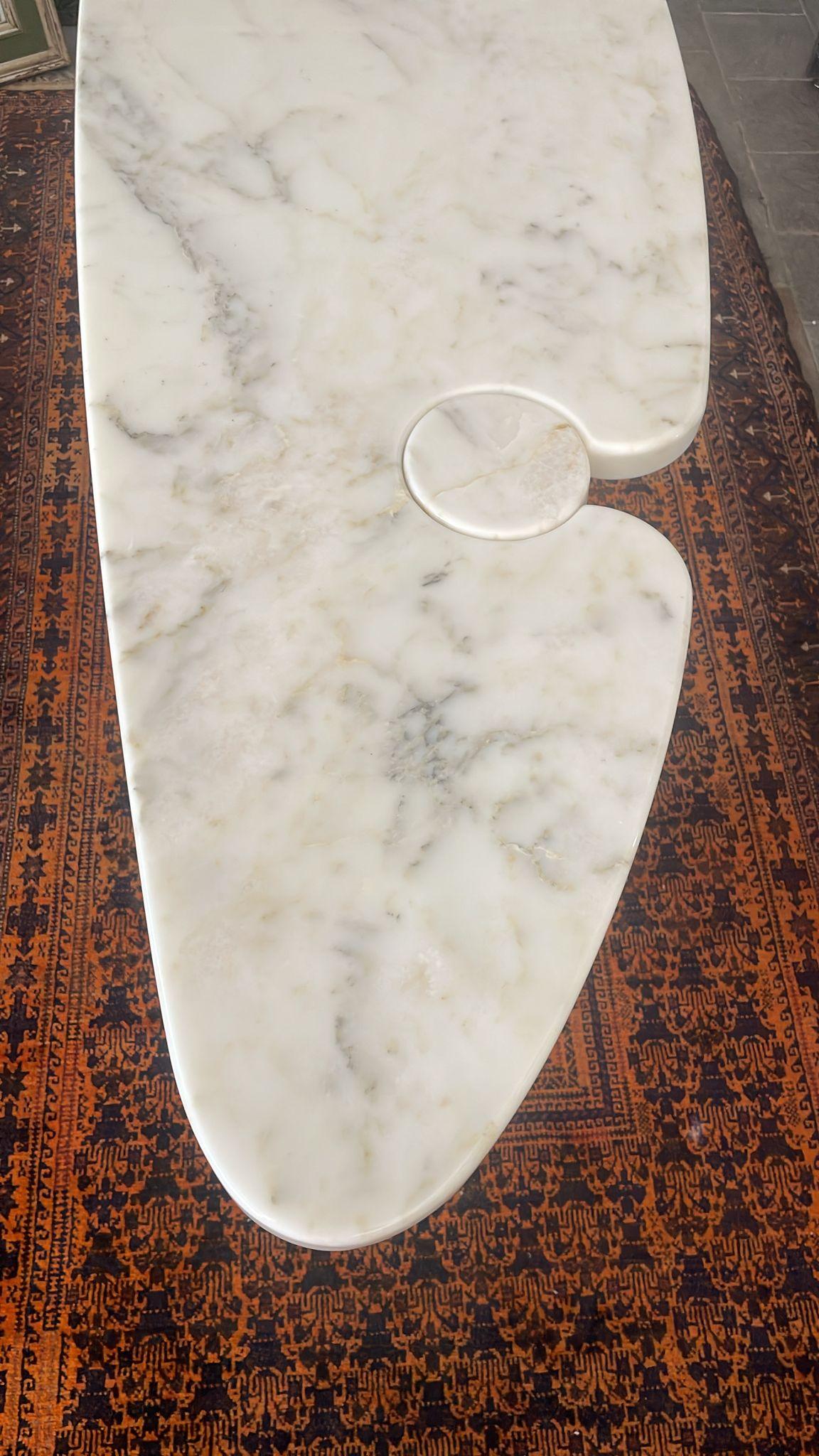 White Eros Console by Angelo Mangiarotti for Skipper, 1971 For Sale 1