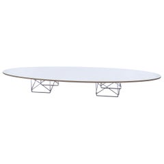White ETR Surfboard Coffee Table by Charles & Ray Eames for Herman Milker